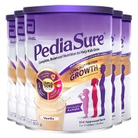 【新西兰直邮】PediaSure 雅培小安素儿童帮助奶粉香草味 1-10岁 孩子长高 850g  3/6罐